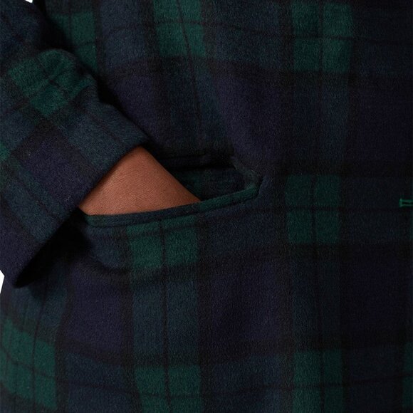 NWT Avec Les Filles Plaid  Raglan Coat Trendy fit - Picture 3 of 9